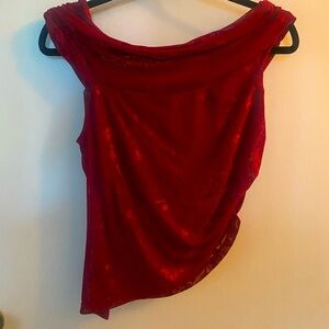 Red Off the Shoulder Top - Selfie Leslie